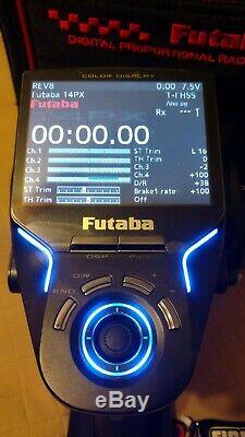 FUTABA 4PX Transmitter 2.4Ghz 4Ch RC Radio System With 4 Receivers