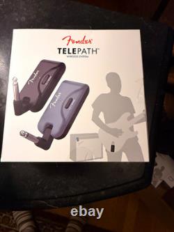 Fender Telepath Wireless System Transmitter & Receiver USB-C Charging Black Set