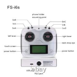 FlySky FS-i6s 2.4GHz RC Remote Control Transmitter (FS-IA6B Receiver Included)