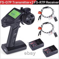 Flysky FS-G7P 2.4G 7CH Radio LCD Transmitter & FS-R7P Receiver for RC Car Boat