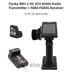 Flysky FS-NB4 NB4 2.4G 4CH Noble Radio Transmitter+FGR4 Receivers Fr RC Car M8K2