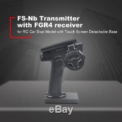 Flysky FS-Nb4 4CH Radio Control Transmitter with FGR4 Receiver RC Car Boat LS