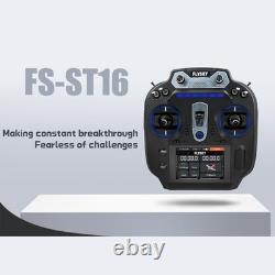 Flysky FS-ST16 2.4GHz 16CH Radio Transmitter with FS-SR8 Receiver, 3.5 Inch