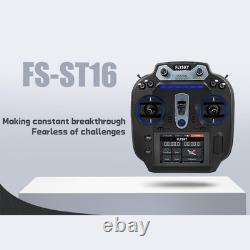 Flysky FS-ST16 2.4GHz 16CH Radio Transmitter with FS-SR8 Receiver, 3.5 Inch I