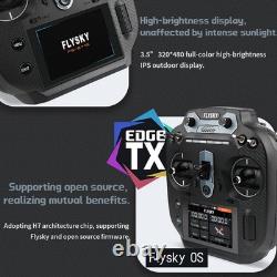 Flysky FS-ST16 2.4GHz 16CH Radio Transmitter with FS-SR8 Receiver, 3.5 Inch I