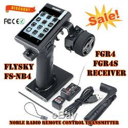 Flysky NB4 FS-NB4 2.4G 4CH Noble Radio Transmitter FGR4 FGR4S Receiver RC Model