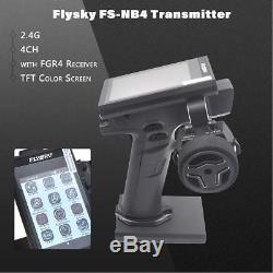 Flysky NB4 FS-NB4 2.4G 4CH Noble Radio Transmitter with FGR4 Receiver for RC model