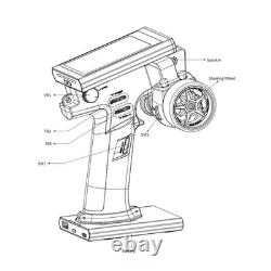 Flysky NB4+ Rechargeable RC Transmitter Dual Battery 520g with Full Access