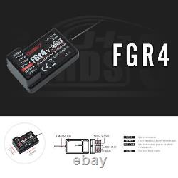 Flysky Noble NB4 2.4G 4CH Radio Transmitter Controller+ FGR4 FGR4S Receiver Y0W8