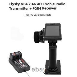 Flysky Noble NB4 2.4G Radio Transmitter Controller FGR4 Receiver for RC Car Boat