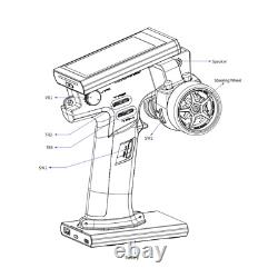 Flysky Noble NB4+ 2.4GHz 8CH RC Transmitter FGR4S Receiver AFHDS 3 Protocol C9D0
