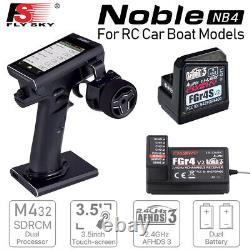Flysky Noble NB4 4CH RC Radio Transmitter+Receiver FGR4 FGR4S for RC Car Boat