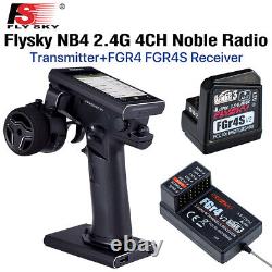 Flysky Noble NB4 4CH RC Radio Transmitter+Receiver FGR4 FGR4S for RC Car Boat