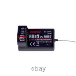 Flysky Noble NB4 RC Radio Transmitter Receiver FGR4 FGR4S For RC Car 2.4GHZ 4CH