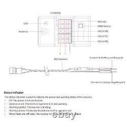 For Flysky NB4+ 2.4G 8CH Transmitter Controller FGR4S Receiver Black