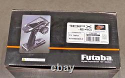 Futaba 10PX 2.4GHz F-4G Radio Transmitter with R404SBS-E Receiver RC Car NEW Set