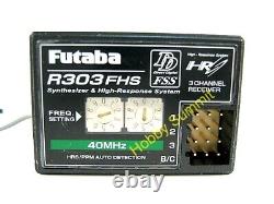 Futaba 3GR-FS 3-Channel 40MHz Synthesized HRS R/C Radio Set re Tamiya Kyosho