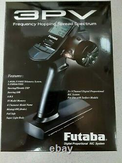 Futaba 3PV 3-Channel 2.4GHz S-FHSS Radio System with R203GF Receiver Brand New