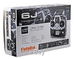 Futaba 6J 2.4GHZ S-FHSS Helicopter/Airplane Radio System withR2006GS Receiver