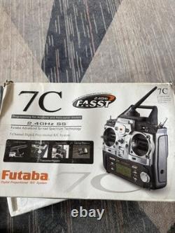 Futaba 7C 7-Ch 2.4GHz FASST Radio Transmitter AIR with 3 receivers