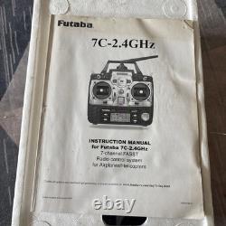 Futaba 7C 7-Ch 2.4GHz FASST Radio Transmitter AIR with 3 receivers