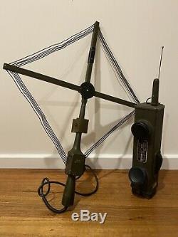Galvin BC-611 WWII Radio Receiver Transmitter Handie Talkie + Rare Loop Aerial