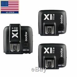 Godox X1T-N 2.4G i-TTL 1/8000 Wireless Transmitter Trigger+ 2 Receiver F Nikon