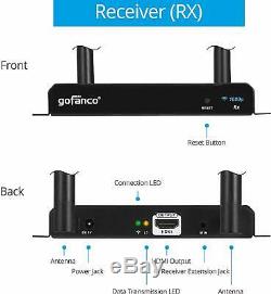 Gofanco 328ft (100m) Wireless HDMI Extender Transmitter and Receiver Kit