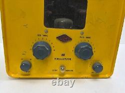 Gonset vhf power Transmitter Receiver Civil Defence Ham Radio Yellow