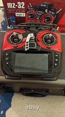 Graupner mz-32 32 Channel Telemetry Radio, Two receivers, long gimbals, new