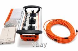 HBC Radiomatic Radio Remote Control Transmitter + Receiver Cable Industrial Cr