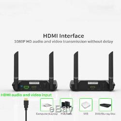 HD 1080P Wireless HDMI Video AV Sender/Receiver Transmitter Loop Out/IR Extender