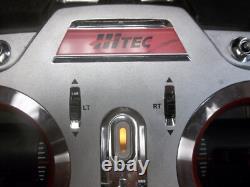 HITec Flash8 2.4ghz radio, with receiver & aluminum carry case. Excellent cond