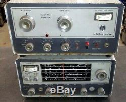 Hallicrafters HT-40 and SX-140 Ham Radio Rig Vintage Transmitter Receiver