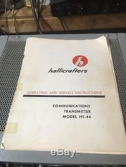 Hallicrafters HT-44 Ham Radio Transmitter, Good Working Condition