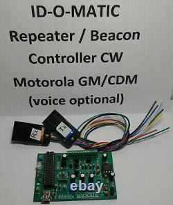 Ham Amateur Radio ID-O-Matic IV 4 CW ID Repeater Controller Motorola GM CDM