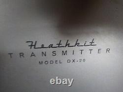Heathkit DX-20 TRANSMITTER Ham Radio not cleaned not tested should work