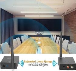 HiFi 2.4GHz Wireless Audio Transmitter/Receiver for TVs & Soundbars 20ms Delay