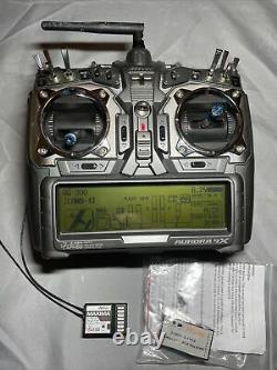 Hitec Aurora 9X Radio Transmitter 9 Channel In Case With 2 Receivers