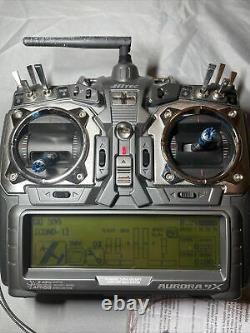 Hitec Aurora 9X Radio Transmitter 9 Channel In Case With 2 Receivers