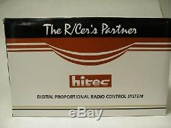 Hitec Prism 7 Radio Control System Transmitter Pcm Receiver, Servos, Charger Nos