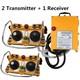 Hoist Crane Wireless Industrial Radio Remote Controller Transmitter & Receiver