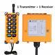 Hoist Industrial Wireless Radio Remote Control Crane Lift Switch 12v-440v Ac Dc