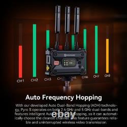 Hollyland Pyro S Wireless Video Transmitter and Receiver HDMI SDI 4K30/1080p60