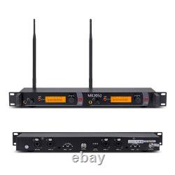 In Ear Monitor System Dual channel UHF IR Stage Transmitter 4 Bodypack Receiver