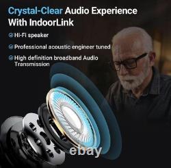 IndoorLink Wireless Tour Guide System 1T2R 600ft Range Open-Ear Headsets