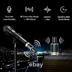 JOYO 5.8GHz Microphone Wireless System Transmitter & Receiver 4 Channels Dynamic