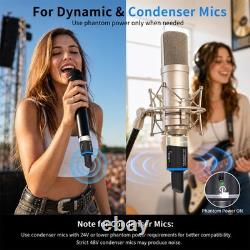 JOYO 5.8GHz Microphone Wireless System Transmitter & Receiver 4 Channels Dynamic