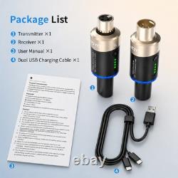 JOYO 5.8GHz Microphone Wireless System Transmitter & Receiver 4 Channels Dynamic