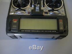 JR ProPo PCM 10S RC Heli Radio Control Transmitter with Case and JR R955S Reciever